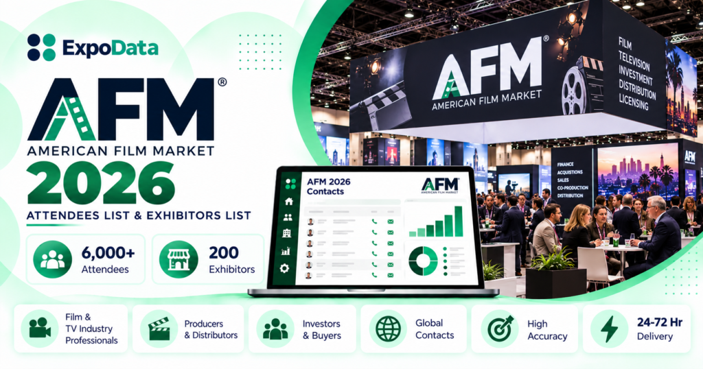 American Film Market (AFM) 2026 Attendees List & Exhibitors List