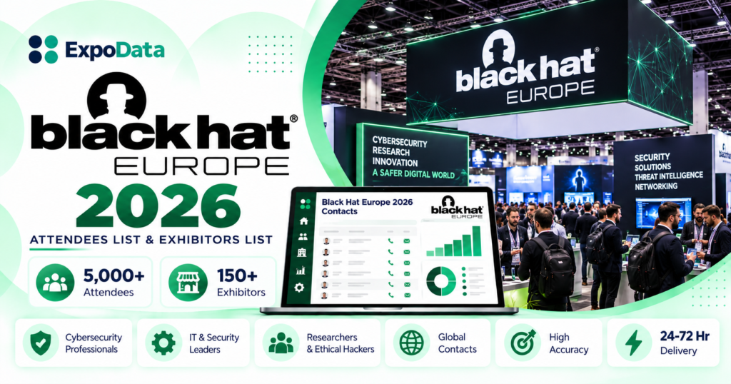 Black Hat Europe 2026 Attendees List & Exhibitors List