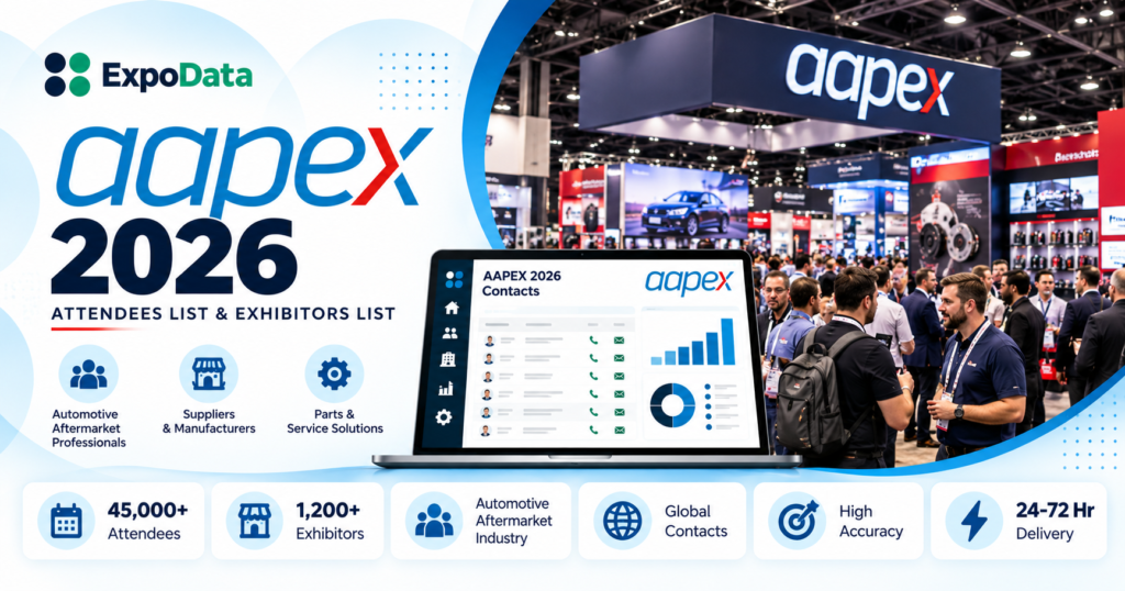 AAPEX 2026 Attendees List & Exhibitors list