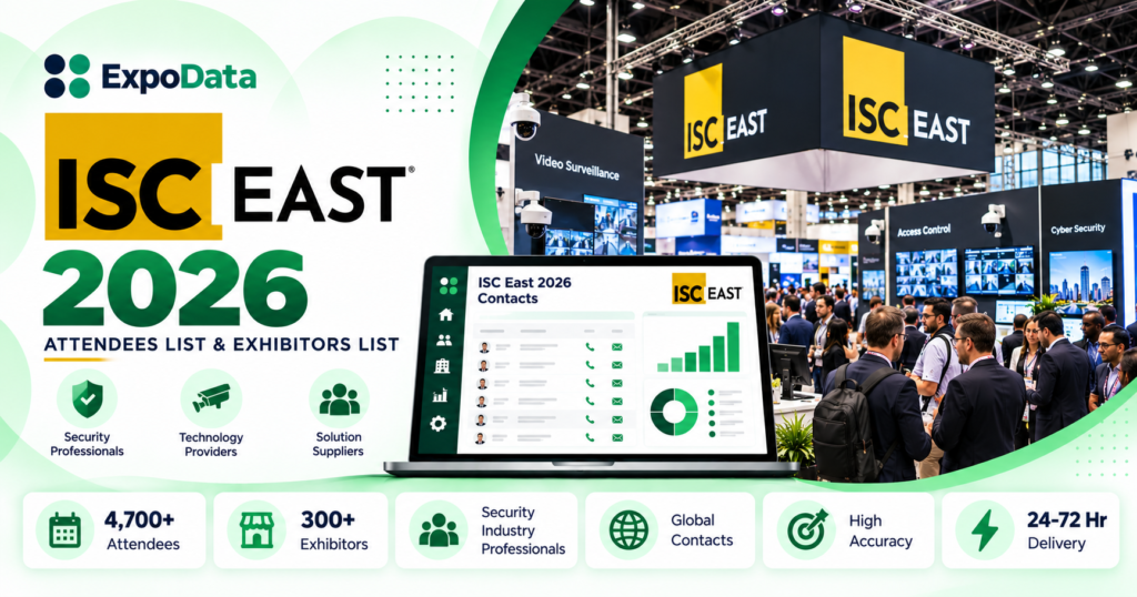 ISC East 2026 Attendees List & Exhibitors List