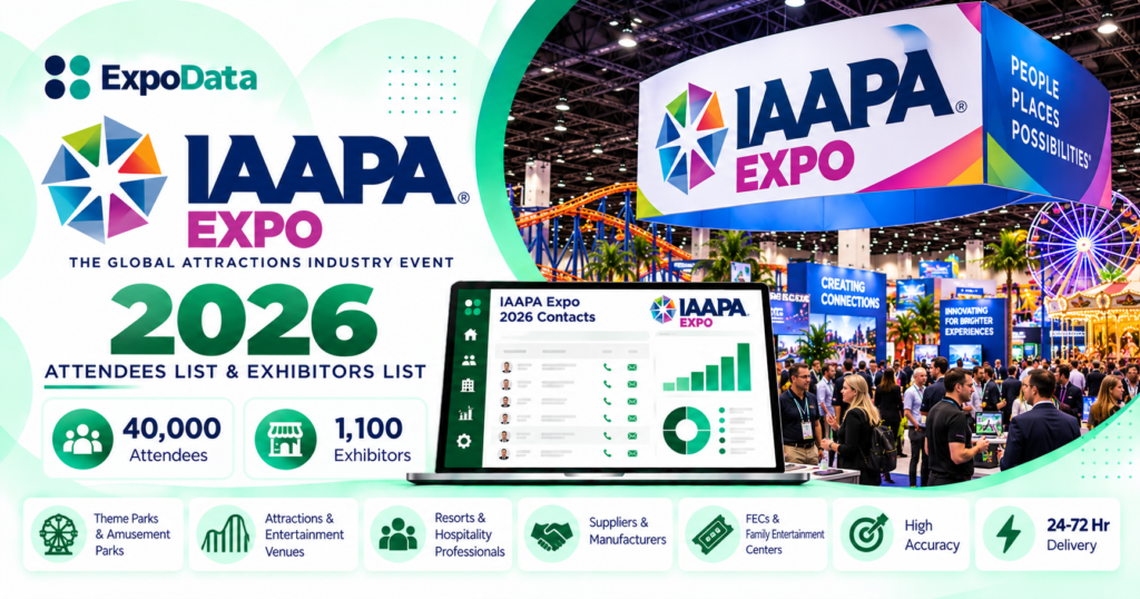 IAAPA Expo 2026 Attendees List & Exhibitors List