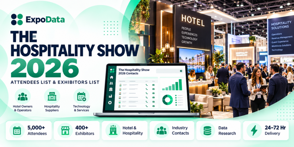 The Hospitality Show 2026 Attendees List & Exhibitors List